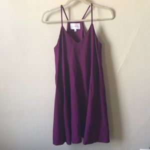 Purple Nicole Miller dress